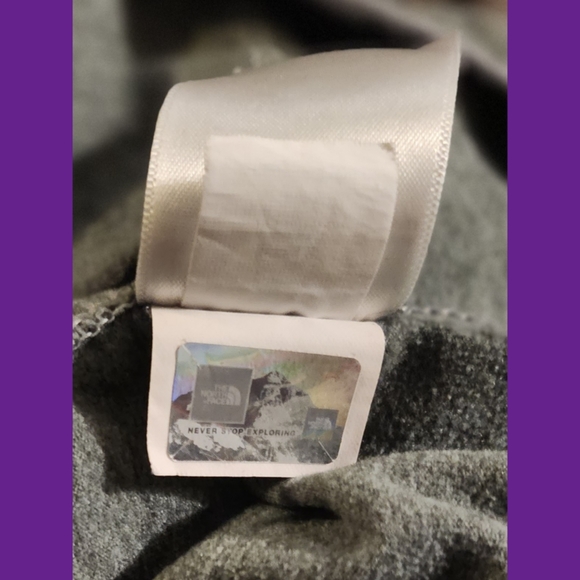 THE NORTH FACE GRAY ZIP FRONT HOODIE - Picture 4 of 6